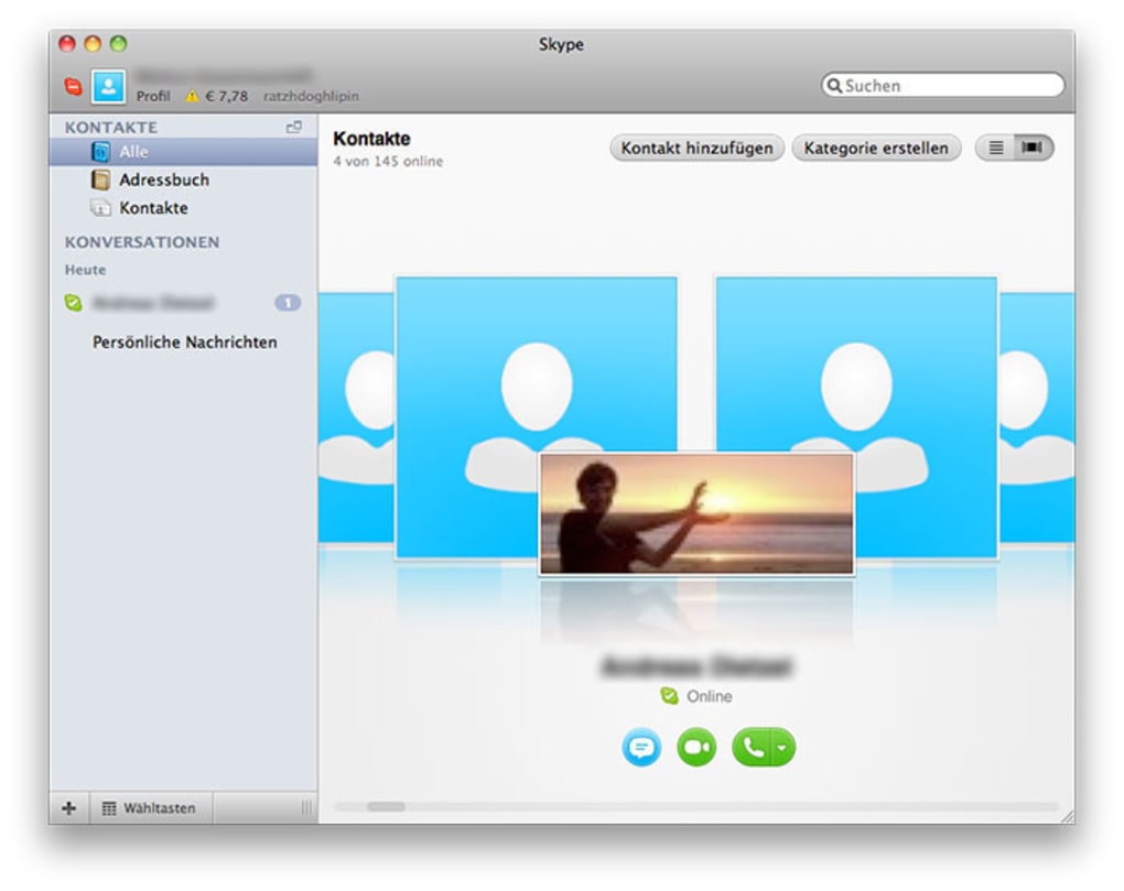 can you do picture in picture on skype for mac